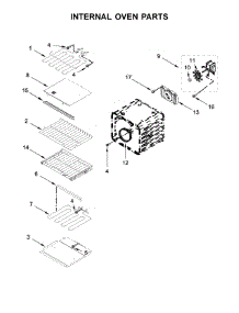Internal Oven Parts parts for Kitchenaid Wall Oven/Microwave Combo KOCE507EBS03 from AppliancePartsPros.com