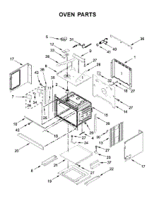 Oven Parts parts for Kitchenaid Wall Oven/Microwave Combo KOCE507ESS08 from AppliancePartsPros.com