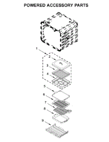 Powered Accessory Parts parts for Kitchenaid Wall Oven/Microwave Combo KOCE900HBS01 from AppliancePartsPros.com