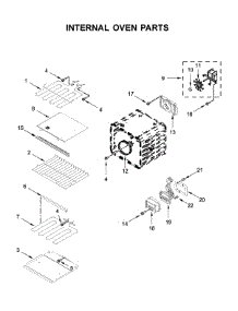 Internal Oven Parts parts for Kitchenaid Wall Oven/Microwave Combo KOCE900HSS01 from AppliancePartsPros.com