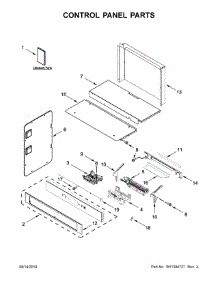 Control Panel Parts parts for Kitchenaid Wall Oven/Microwave Combo KOCE900HSS02 from AppliancePartsPros.com