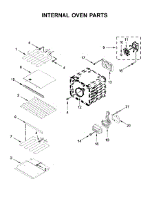 Internal Oven Parts parts for Kitchenaid Wall Oven/Microwave Combo KOCE900HSS02 from AppliancePartsPros.com