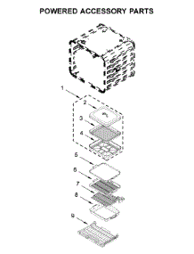 Powered Accessory Parts parts for Kitchenaid Wall Oven/Microwave Combo KOCE900HSS02 from AppliancePartsPros.com