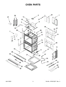Oven Parts parts for Kitchenaid Electric Wall Oven KODE300ESS20 from AppliancePartsPros.com