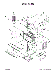 Oven Parts parts for Kitchenaid Electric Wall Oven KODE500EBS21 from AppliancePartsPros.com
