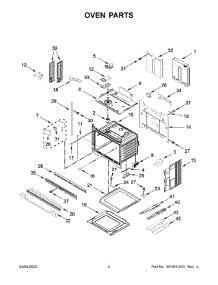 Oven Parts parts for Kitchenaid Electric Wall Oven KODE500ESS20 from AppliancePartsPros.com