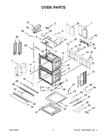 Oven Parts parts for Kitchenaid Electric Wall Oven KODE900HBS20 from AppliancePartsPros.com