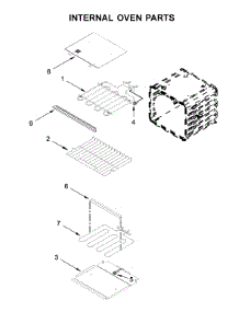 Internal Oven Parts parts for Kitchenaid Electric Wall Oven KODT107ESS04 from AppliancePartsPros.com