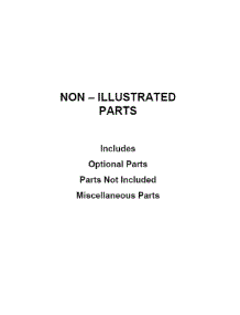 Optional Parts (Not Included) parts for Kitchenaid Electric Wall Oven KODT107ESS04 from AppliancePartsPros.com