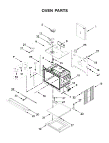 Oven Parts parts for Kitchenaid Electric Wall Oven KOST107ESS04 from AppliancePartsPros.com