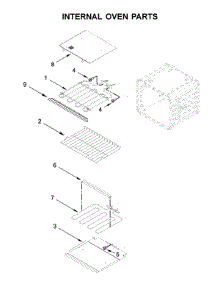 Internal Oven Parts parts for Kitchenaid Electric Wall Oven KOST107ESS04 from AppliancePartsPros.com