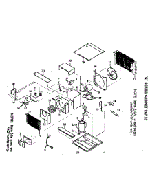 Chassis Parts parts for Friedrich Room Air Conditioner KQ05E10B-B from AppliancePartsPros.com