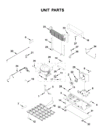 Unit Parts parts for Kitchenaid Bottom-Mount Refrigerator KRFF507HPS02 from AppliancePartsPros.com