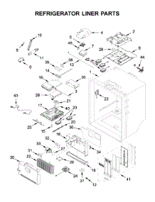 Refrigerator Liner Parts parts for Kitchenaid Bottom-Mount Refrigerator KRMF706ESS04 from AppliancePartsPros.com