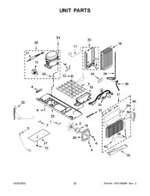 Unit Parts parts for Kitchenaid Side-By-Side Refrigerator KRSC700HBS05 from AppliancePartsPros.com