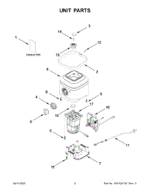 Unit Parts parts for Kitchenaid Blender KSB4026HI0 from AppliancePartsPros.com