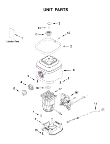 Unit Parts parts for Kitchenaid Blender KSB4027CU0 from AppliancePartsPros.com