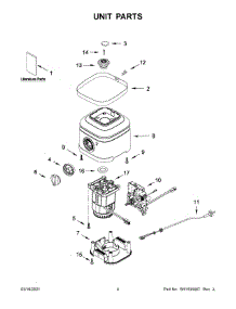 Unit Parts parts for Kitchenaid Blender KSB4043YBM0 from AppliancePartsPros.com