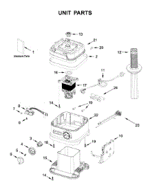 Unit Parts parts for Kitchenaid Blender KSBC1B2CU0 from AppliancePartsPros.com
