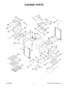Chassis Parts parts for Kitchenaid Range KSDG950ESS7 from AppliancePartsPros.com