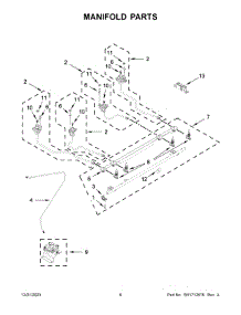 Manifold Parts parts for Kitchenaid Range KSDG950ESS7 from AppliancePartsPros.com