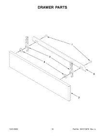 Drawer Parts parts for Kitchenaid Range KSDG950ESS7 from AppliancePartsPros.com