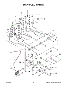 Manifold Parts parts for Kitchenaid Gas Range KSGB900ESS8 from AppliancePartsPros.com
