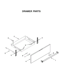 Drawer Parts parts for Kitchenaid Gas Range KSGG700EBS2 from AppliancePartsPros.com