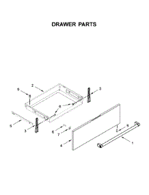 Drawer Parts parts for Kitchenaid Gas Range KSGG700ESS2 from AppliancePartsPros.com