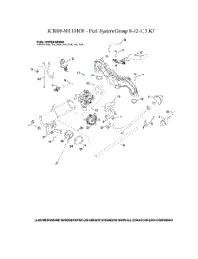 Fuel System parts for Kohler Lawn & Garden Engine KT600-3011 from AppliancePartsPros.com