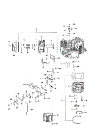 Cylinder Head parts for Kohler Lawn & Garden Engine KT725-3024 from AppliancePartsPros.com