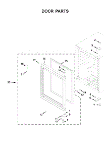 Door Parts parts for Kitchenaid Wine & Beverage Cooler KUBL204EPA01 from AppliancePartsPros.com