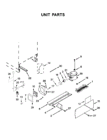 Unit Parts parts for Kitchenaid Wine & Beverage Cooler KUBR304ESS01 from AppliancePartsPros.com