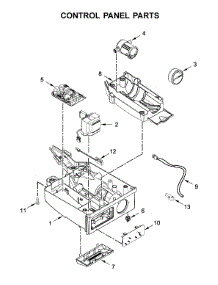 Control Panel Parts parts for Kitchenaid Freestanding Ice Maker KUID308HPS00 from AppliancePartsPros.com