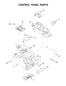 Control Panel Parts parts for Kitchenaid Freestanding Ice Maker KUID508HWH00 from AppliancePartsPros.com