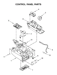 Control Panel Parts parts for Kitchenaid Freestanding Ice Maker KUIO338HSS00 from AppliancePartsPros.com