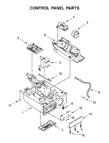 Control Panel Parts parts for Kitchenaid Freestanding Ice Maker KUIX335HBL00 from AppliancePartsPros.com