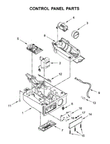 Control Panel Parts parts for Kitchenaid Freestanding Ice Maker KUIX535HPA00 from AppliancePartsPros.com