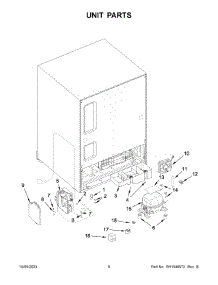 Unit Parts parts for Kitchenaid Wine & Beverage Cooler KURR114KPA00 from AppliancePartsPros.com