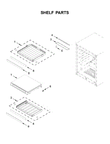 Shelf Parts parts for Kitchenaid Wine & Beverage Cooler KUWL304EBS01 from AppliancePartsPros.com