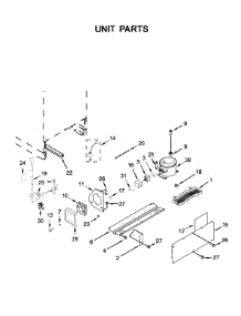 Unit Parts parts for Kitchenaid Wine & Beverage Cooler KUWR304EBS01 from AppliancePartsPros.com