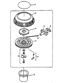 Starter Group parts for Lawnboy Gas Walk-Behind Mower L21ZPNC from AppliancePartsPros.com