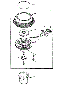 Starter Group parts for Lawnboy Gas Walk-Behind Mower L21ZSNC from AppliancePartsPros.com