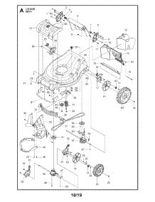 Mower Deck / Cutting Deck parts for Husqvarna Gas Walk-Behind Mower L321AHE-96794990100 from AppliancePartsPros.com