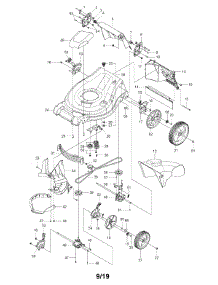 Mower Deck / Cutting Deck parts for Jonsered Gas Walk-Behind Mower L4721-96795730100 from AppliancePartsPros.com