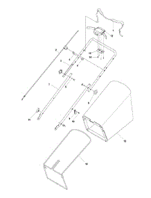 Handle parts for Jonsered Gas Walk-Behind Mower L4721-96795730100 from AppliancePartsPros.com