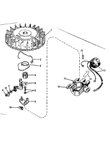 Magneto parts for Lauson Lawn & Garden Engine LAV22L-3044P from AppliancePartsPros.com