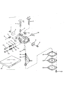 Carburetor No. 630986 parts for Lauson Lawn & Garden Engine LAV30-30282E from AppliancePartsPros.com
