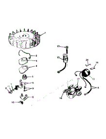 Magneto No. 610794 parts for Lauson Lawn & Garden Engine LAV35-40919K from AppliancePartsPros.com