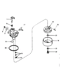 Carburetor No. 631612 parts for Lauson Lawn & Garden Engine LAV35-40919K from AppliancePartsPros.com